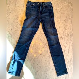 Mother straight leg denim